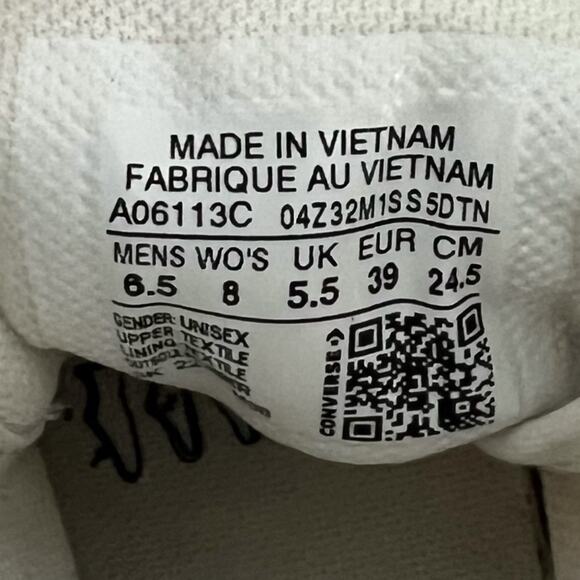 Converse Run Star Hike Daisy Cord Egret Lace Up Platform Sneakers - Picture 10 of 10